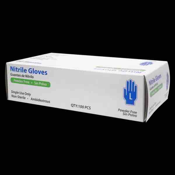 Рукавички медичні оглядові нитрилові